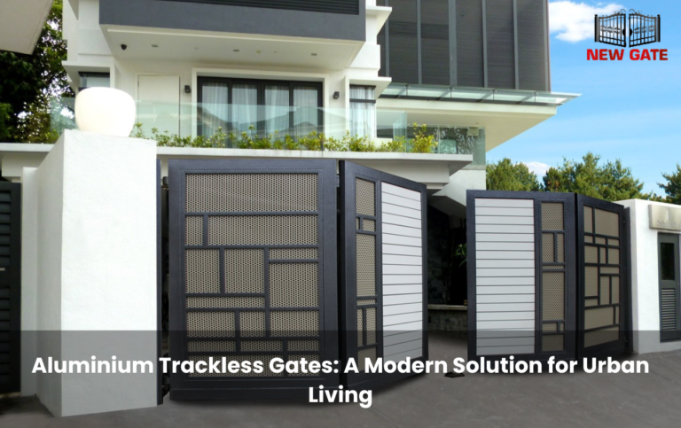 Aluminium Trackless Gates A Modern Solution for Urban Living