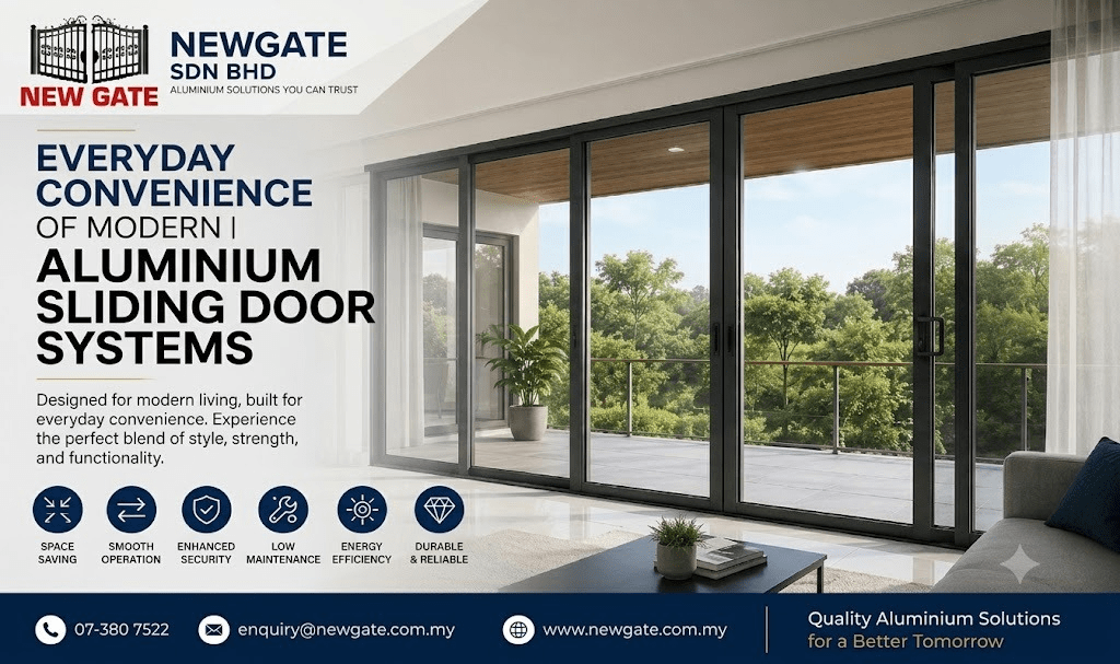 Aluminium sliding doors