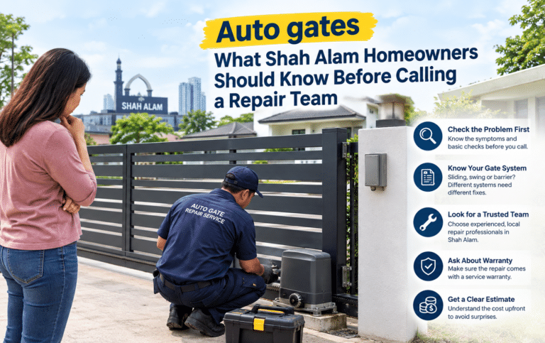 Auto Gate Repair Guide for Shah Alam